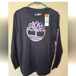 Timberland Boys Long Sleeved Top 18/20 Navy Authentic